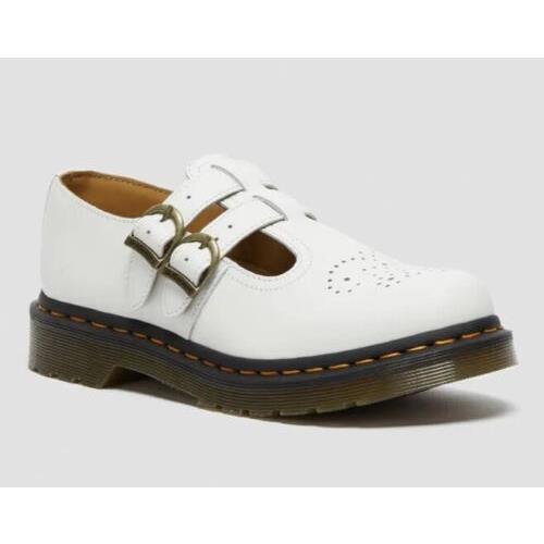 Dr Martens 8065 Mary Jane Leather Shoes Women s US 6 White