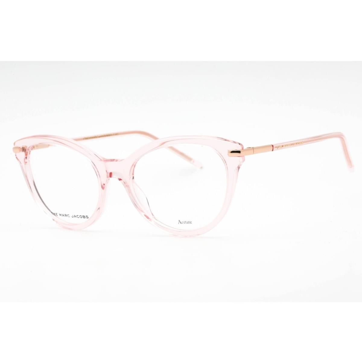 Marc Jacobs Women`s Eyeglasses Pink Acetate/metal Cat Eye Frame Marc 617 035J 00