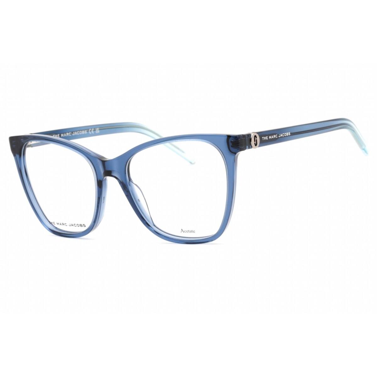 Marc Jacobs Women`s Eyeglasses Blue Azure Plastic Cat Eye Frame Marc 600 0ZX9 00