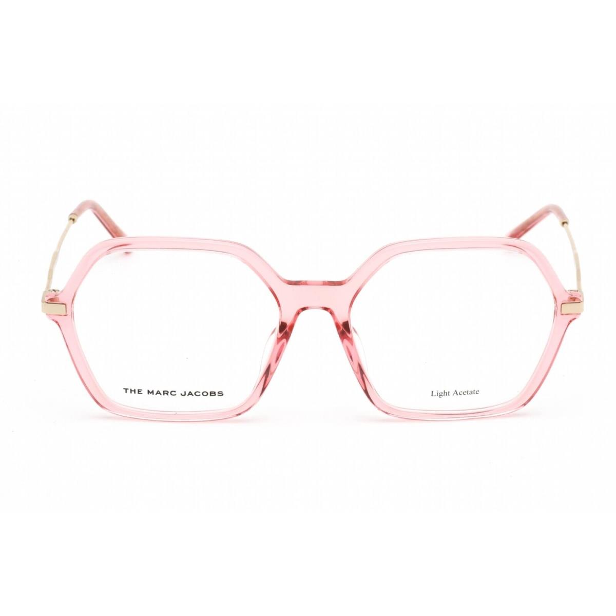 Marc Jacobs Women`s Eyeglasses Red Acetate Square Shape Frame Marc 615 0C9A 00 - Frame: Red, Lens: Clear Demo