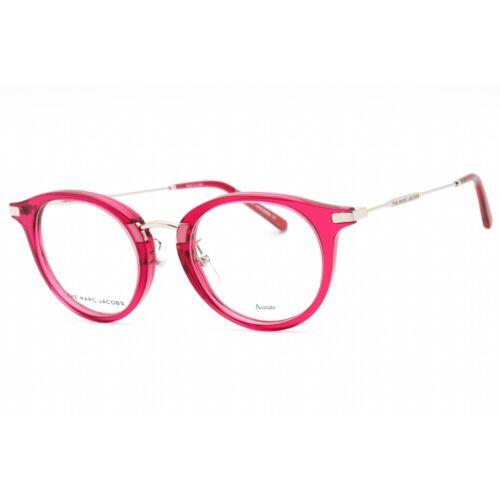Marc Jacobs Women`s Eyeglasses Palladium Burgundy Metal Frame Marc 623/G 0PO5 00 - Frame: Palladium Burgundy, Lens: