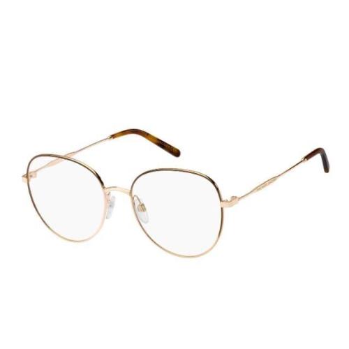 Marc Jacobs MARC-590 001Q/00 Gold Brown Oval Women`s Eyeglasses - Frame: Gold Brown, Lens: Clear