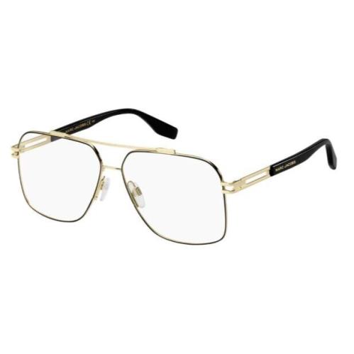 Marc Jacobs MARC-634 0RHL/00 Gold Black Rectangle Men`s Eyeglasses