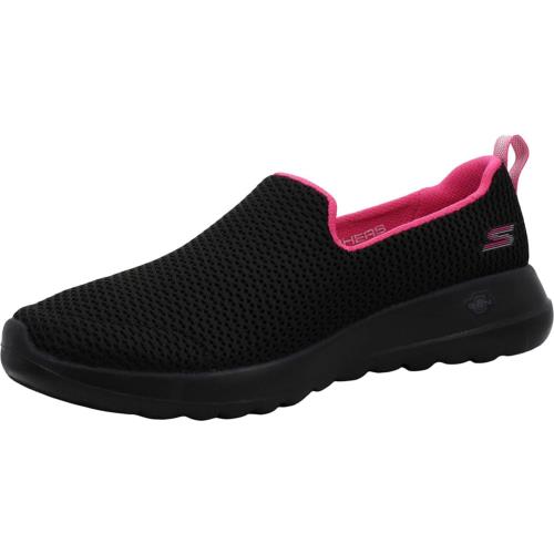 Skechers Women`s Go Joy Walking Shoe Sneaker Black/Hot Pink