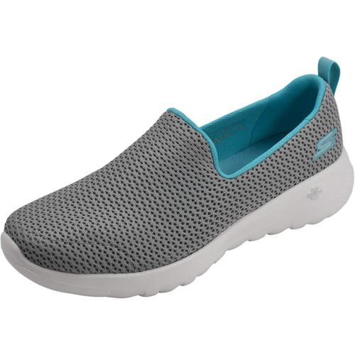 Skechers Women`s Go Joy Walking Shoe Sneaker Grey/Light Blue