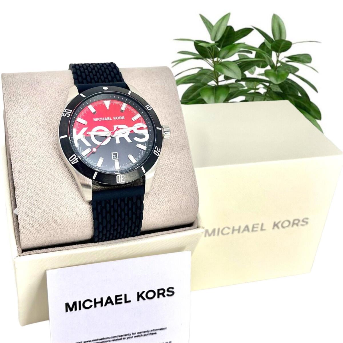 Michael Kors Womens Channing Animal Print Leather Strap Watch 40mm  Macys