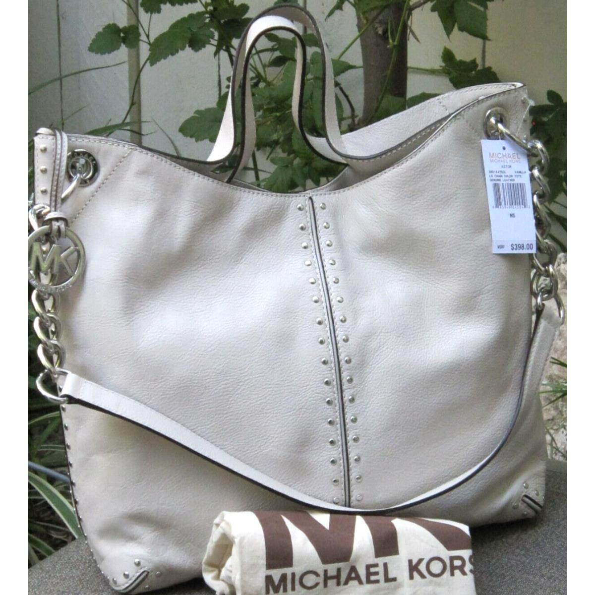 Michael Kors Downtown Astor Large Pebbled Leather Shoulder Bag in Black   Lyst