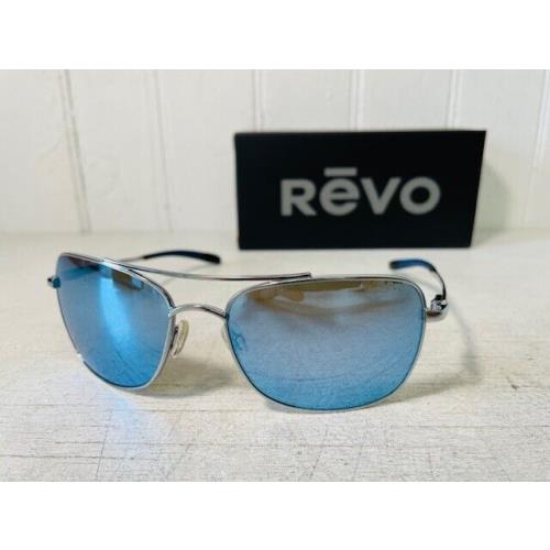 Revo RE1034 03 BL Territory Chrome w/ Blue Water Polarized Aviator Suns