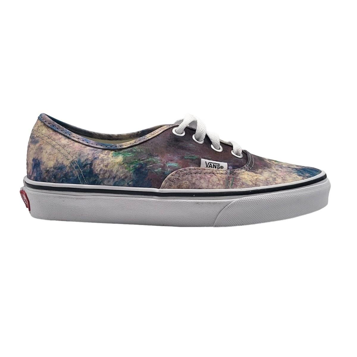 Vans Authentic Womens Moma Claude Monets Water Lilies Shoes Size 5.5