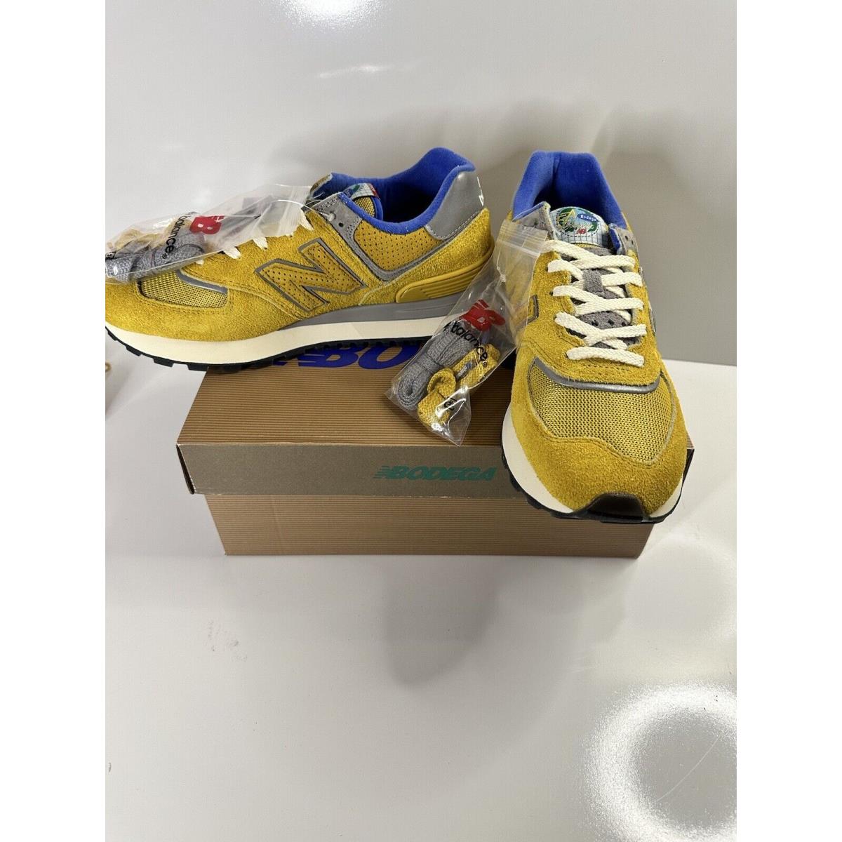 New Balance x Bodega 574 Legacy Arrival Yellow U574LGB1 Size 10