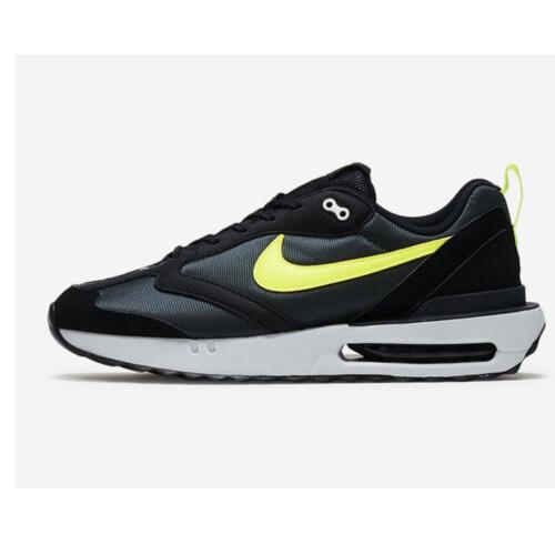 Men Nike Air Max Dawn Athletic Shoes Dark Smoke Grey/lemon Venom DM0013-001