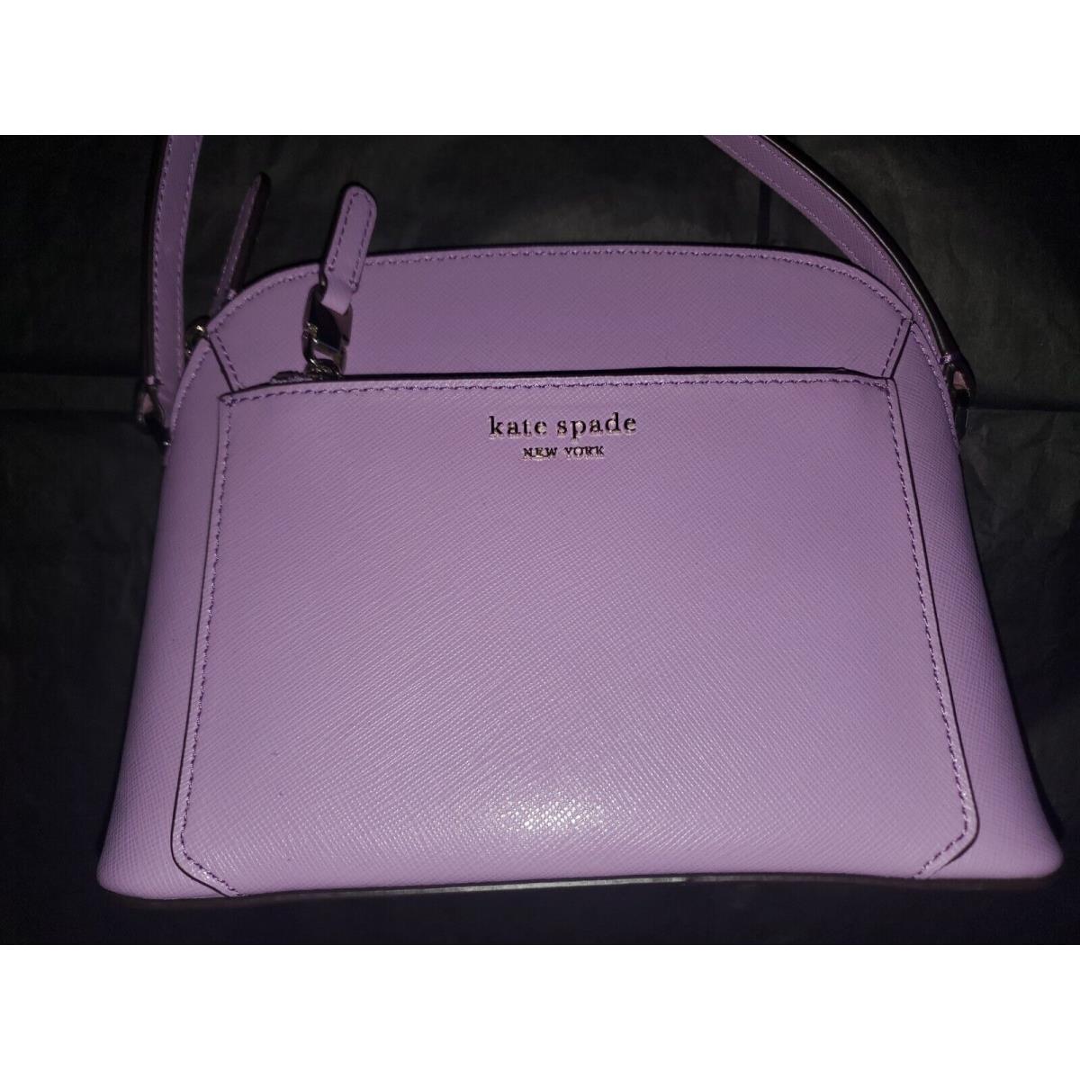 Kate Spade New York Louise Medium Dome Crossbody Bag Purse Iris Bloom  Purple - Kate Spade bag - 020206711371 | Fash Brands