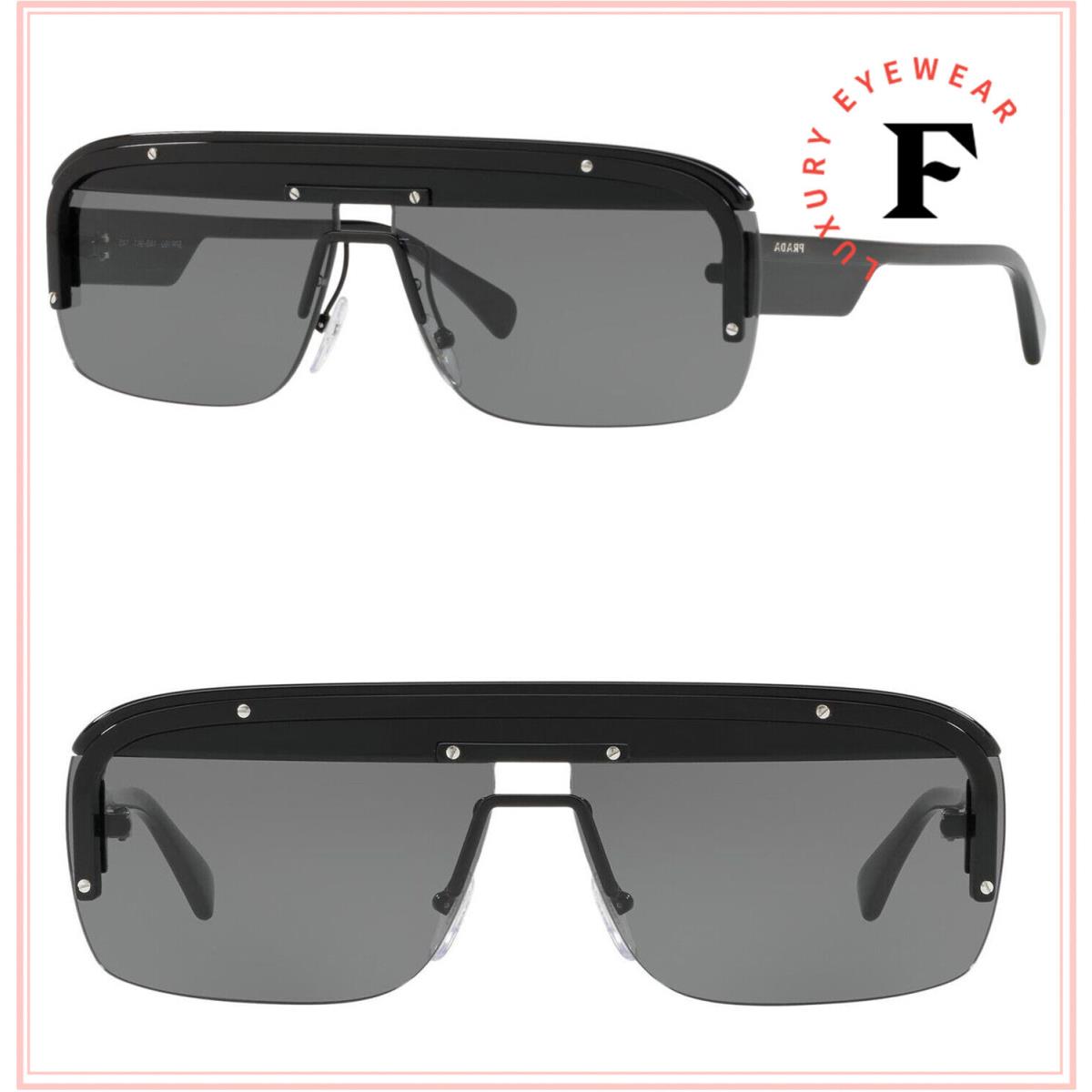 Prada Game Mask PR15US Black Unisex Contemporary Sunglasses Runway 15U Limited