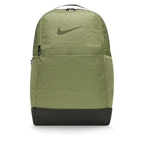 Nike Brasilia 9.5 Green Backpack 24L Sz Medium DH7712-334