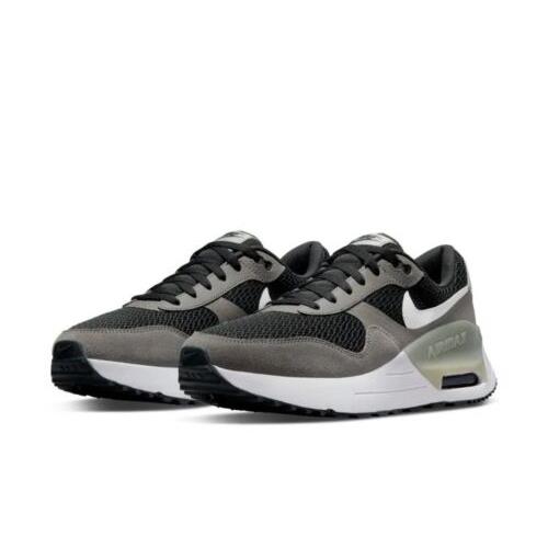 Nike Air Max Systm Men`s 10 Grey Black White DM9537-002 Athletic Sneakers Shoes