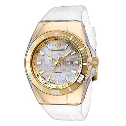 Technomarine Men`s TM-115373 Cruise Quartz Chronograph White Dial Watch