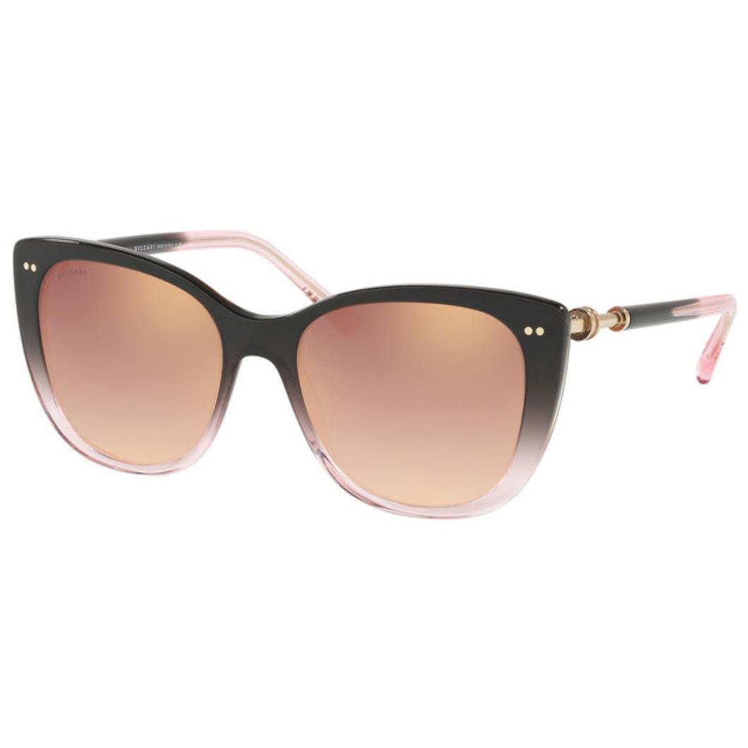 Bvlgari Sunglasses BV8220 5459/6F Black Pink Frames Pink Lens 54MM