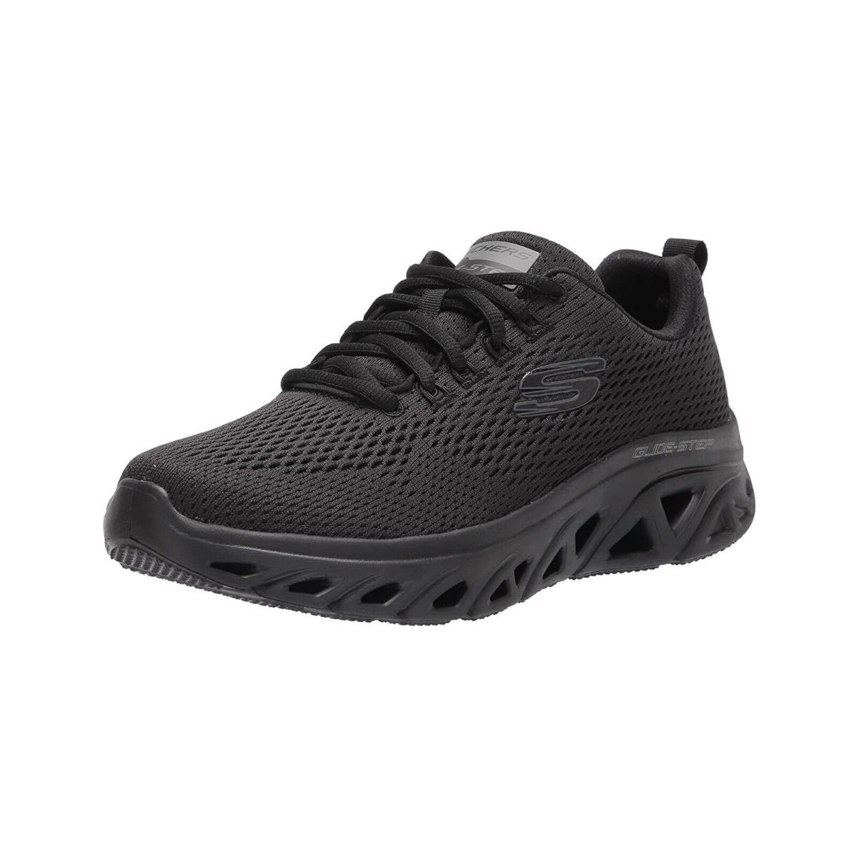 Skechers Men`s Glide-step Sport Shoes Sneakers 232270/BBK - Black/dark Grey
