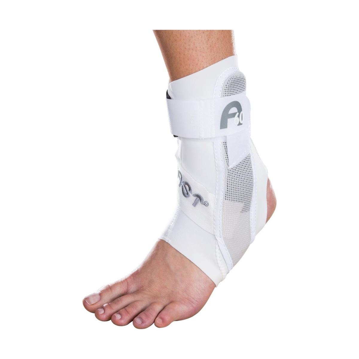 Aircast A60 Ankle Support Brace Left Foot White Large Shoe Size: Men`s