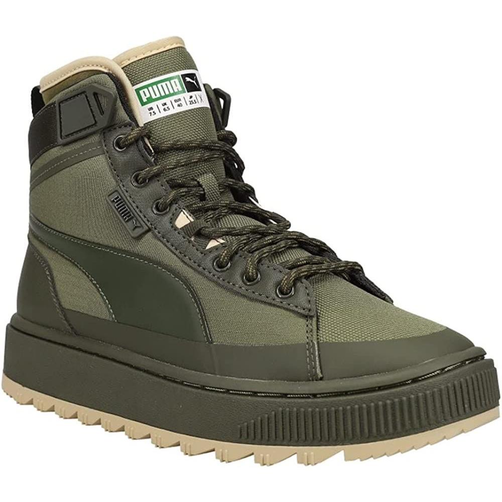 Puma Mens Suede Winter Mid Boots Ankle - Green