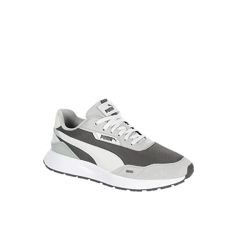 Puma Runtamed Plus Men`s Softfoam+ Athletic Running Shoes Low Top Sneakers - Gray