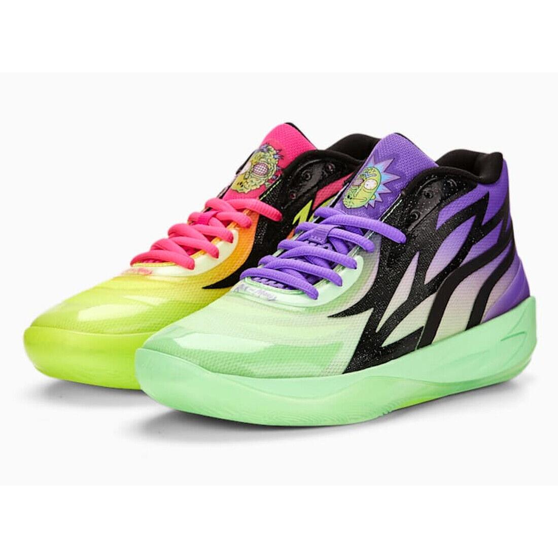 Puma Lamelo Ball MB.02 Rick Morty 377411-02 Basketball Shoes