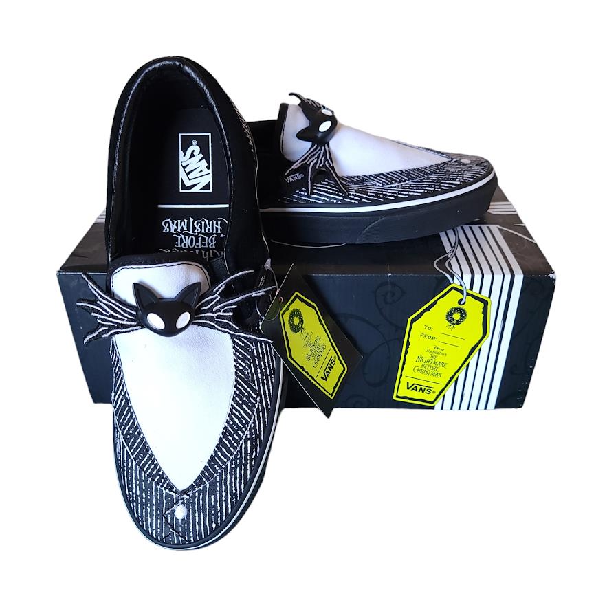 Nightmare Before Christmas Vans Shoes Jack Skellington Disney Mens Size 9 |  035126052169 - Vans shoes - Black/White | SporTipTop