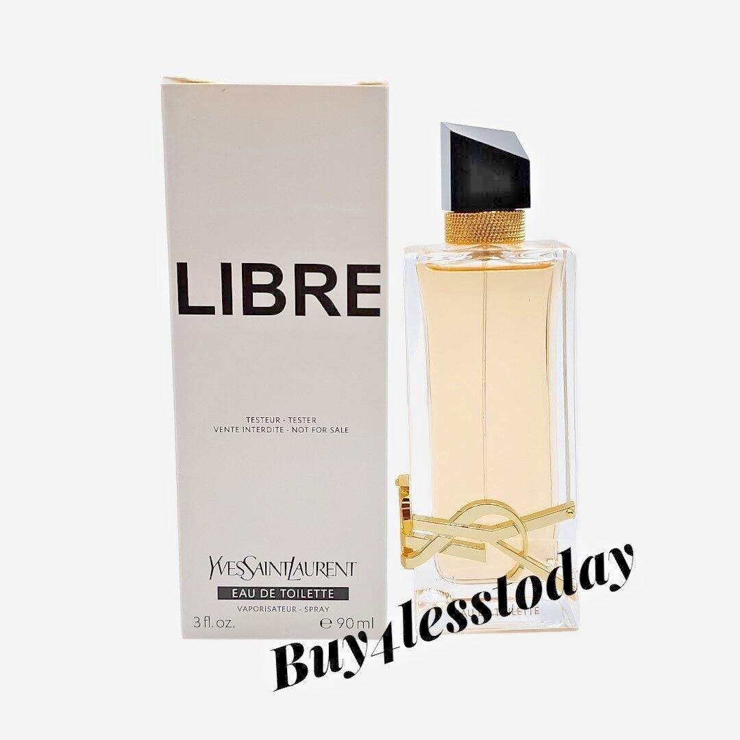 Libre by Yves Saint Laurent Ysl 3 oz / 90 ml Edt Perfume For Women In White