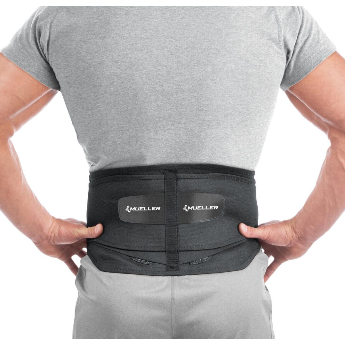 Mueller 255 Lumbar Back Support Brace with Removable Pad