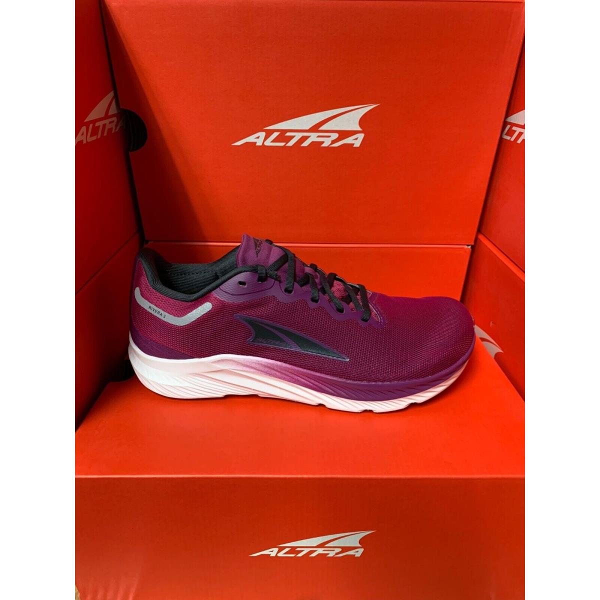 Altra Rivera 3 Black/purple Road Running Shoes For Women AL0A7R7N0501