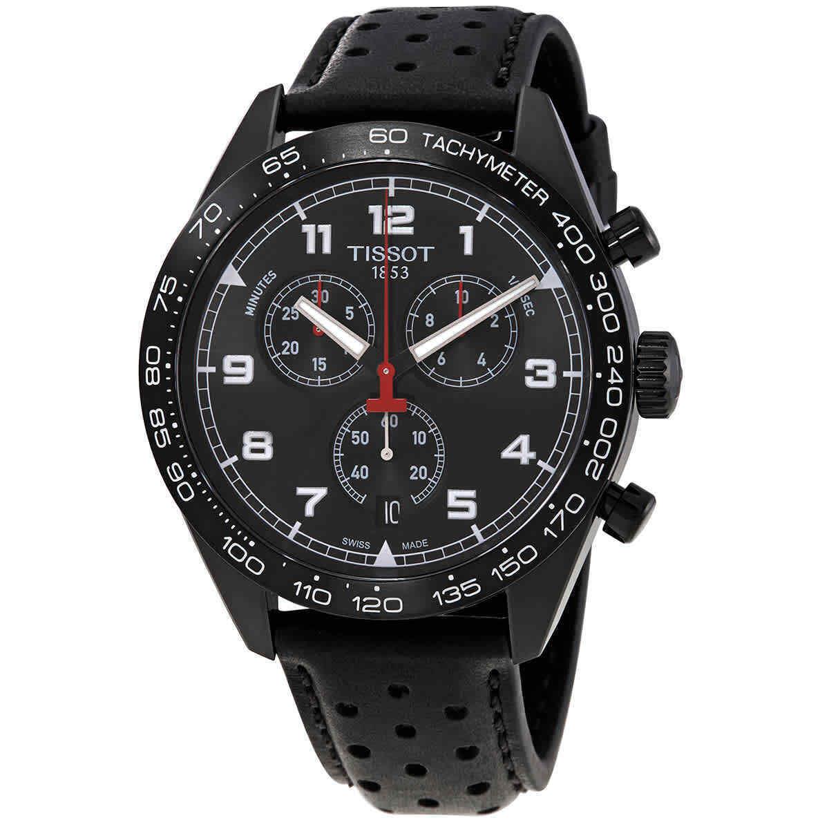 Tissot Prs 516 Chronograph Quartz Black Dial Men`s Watch T131.617.36.052.00