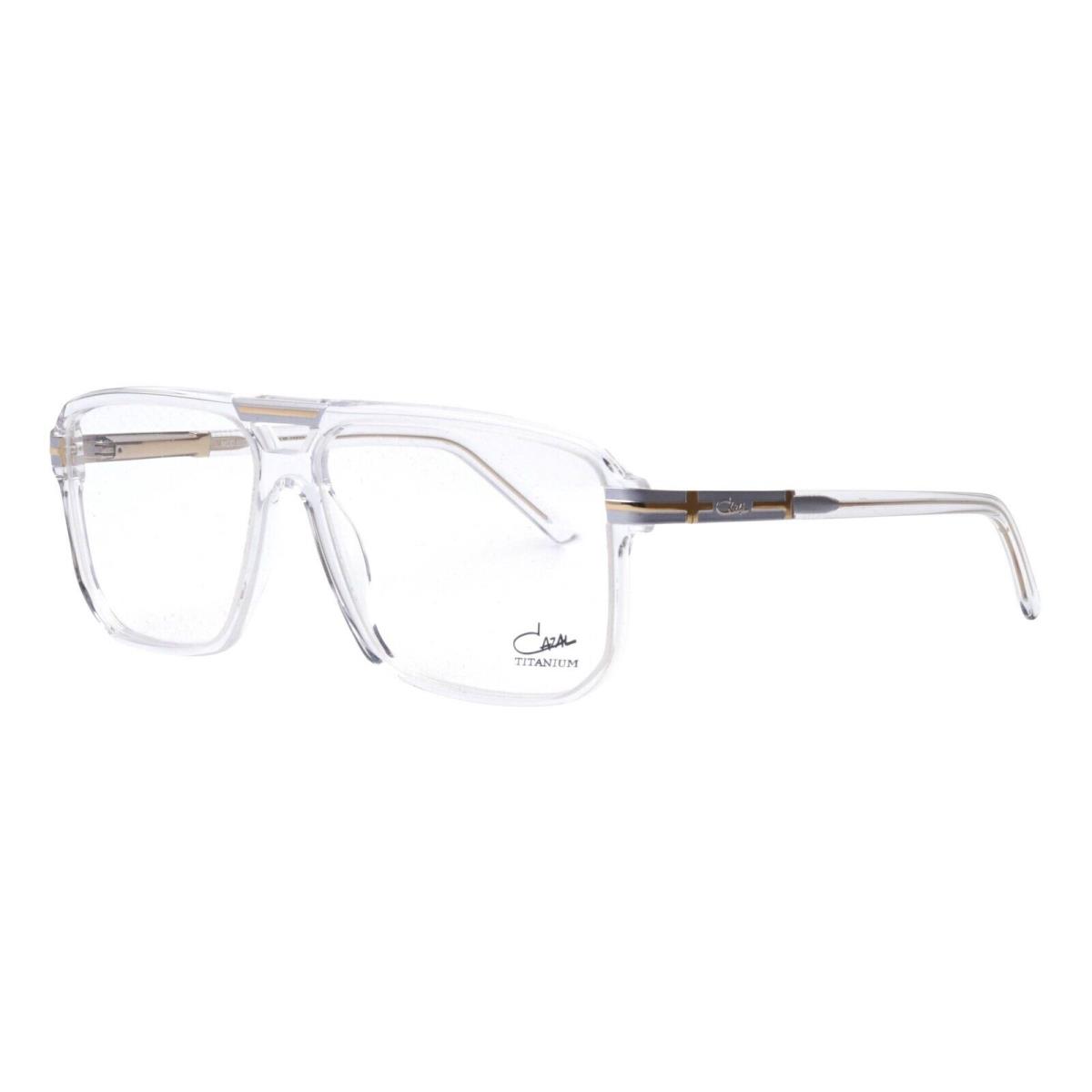 Cazal Eyeglasses 6022 003 Crystal Gold Full Rim Frames 61MM Rx-able