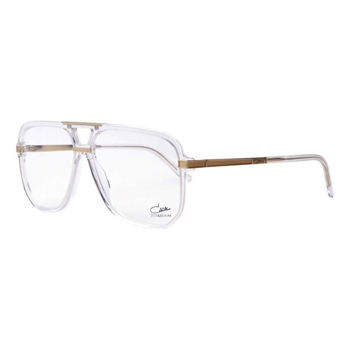 Cazal Eyeglasses 6025 003 Crystal Gold Full Rim Frame 58MM Rx-able