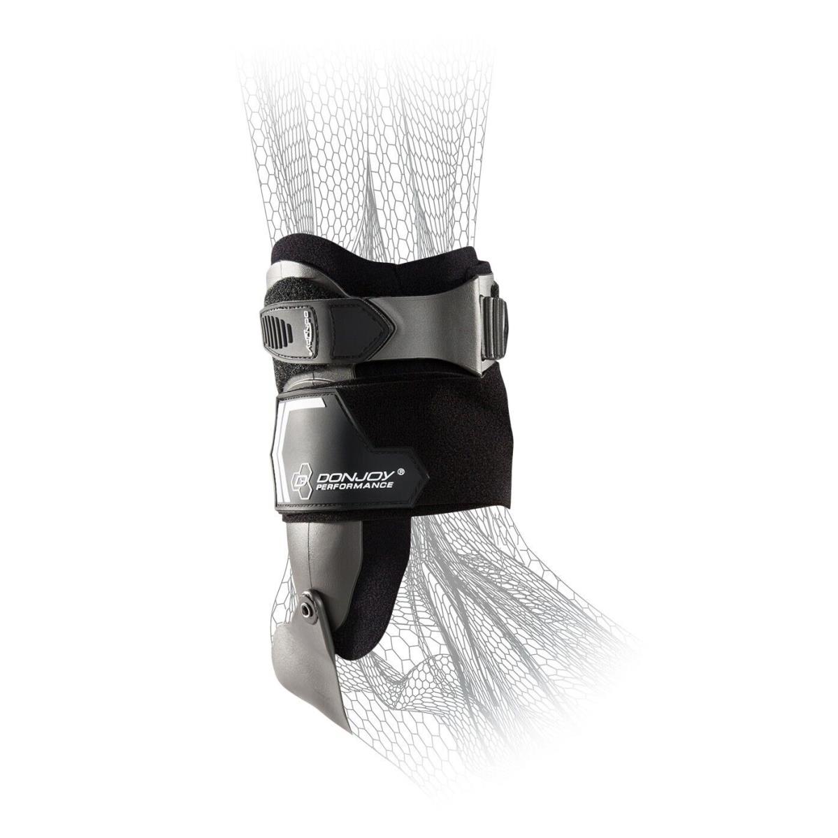 Donjoy Performance Bionic Stirrup Ankle Brace Ankle Support Medium - Left Black