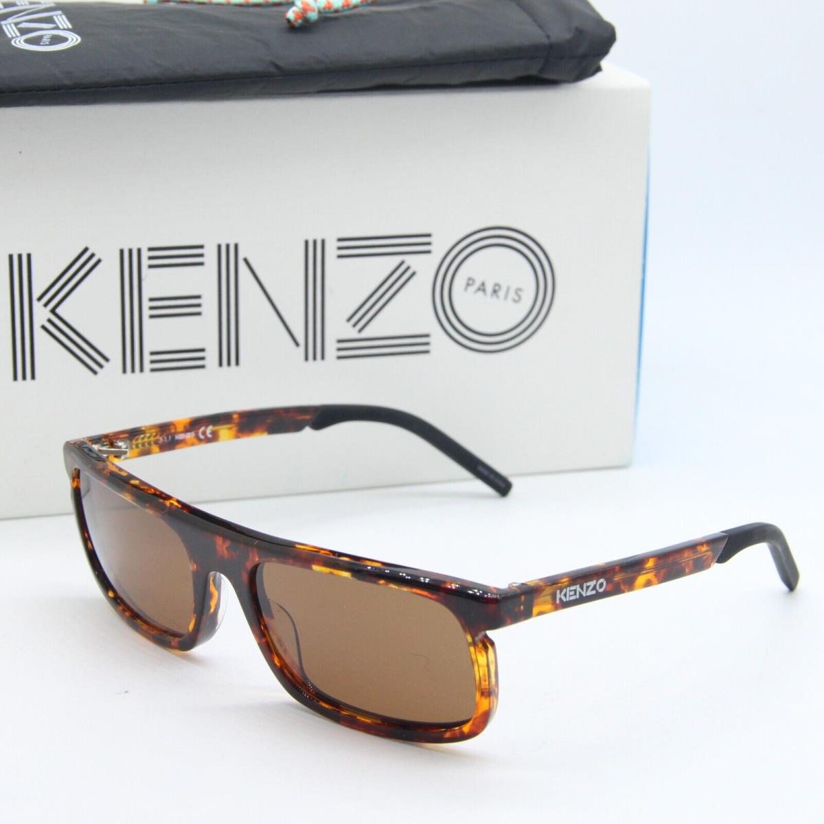 Kenzo KZ 401211 Brown Frames Sunglasses W/case 58-19