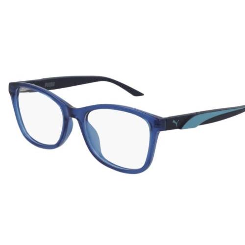 Puma PJ0054O 002 Blue Square 49 mm Men`s Eyeglasses
