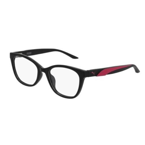 Puma PJ0055O 001 Black Transparent Kid`s 47 mm Eyeglasses