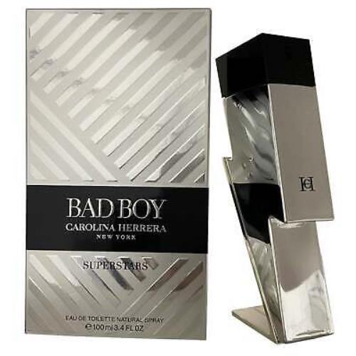 Bad Boy Superstars by Carolina Herrera For Men Edt 3.3 / 3.4 oz