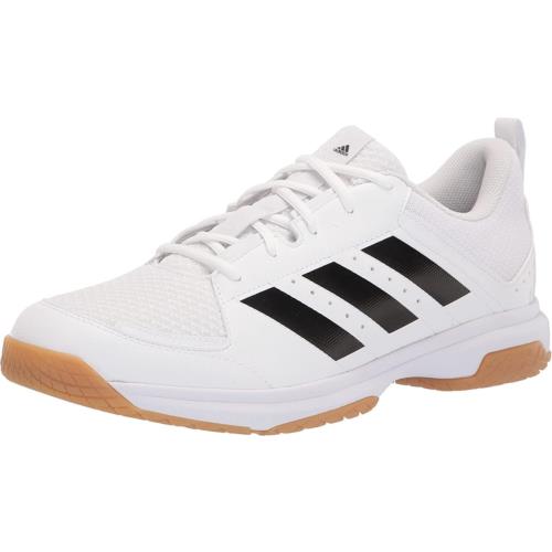 Adidas Women`s Ligra 7 Track and Field Shoe White/Black/White
