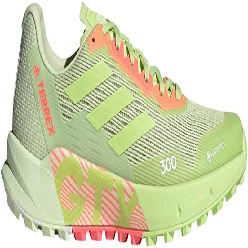 Adidas Women`s Terrex Agravic Flow 2.0 Gore-tex Trail Running Shoe - Almost Lime/Pulse Lime/Turbo