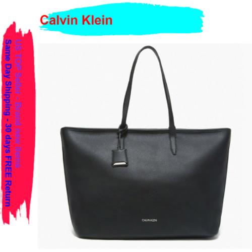 Calvin Klein Pebble Tote Bag Medium Black