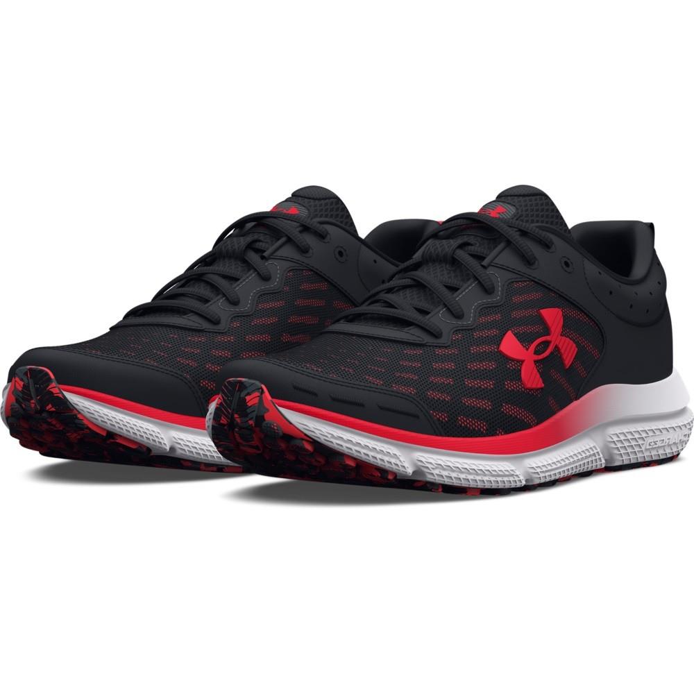 Under Armour 3026175 Men`s Training UA Charged Assert 10 Running Athletic Shoes Black/Red