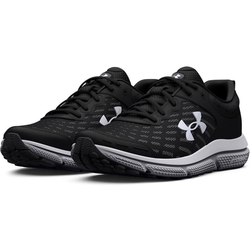 Under Armour 3026175 Men`s Training UA Charged Assert 10 Running Athletic Shoes Black/White