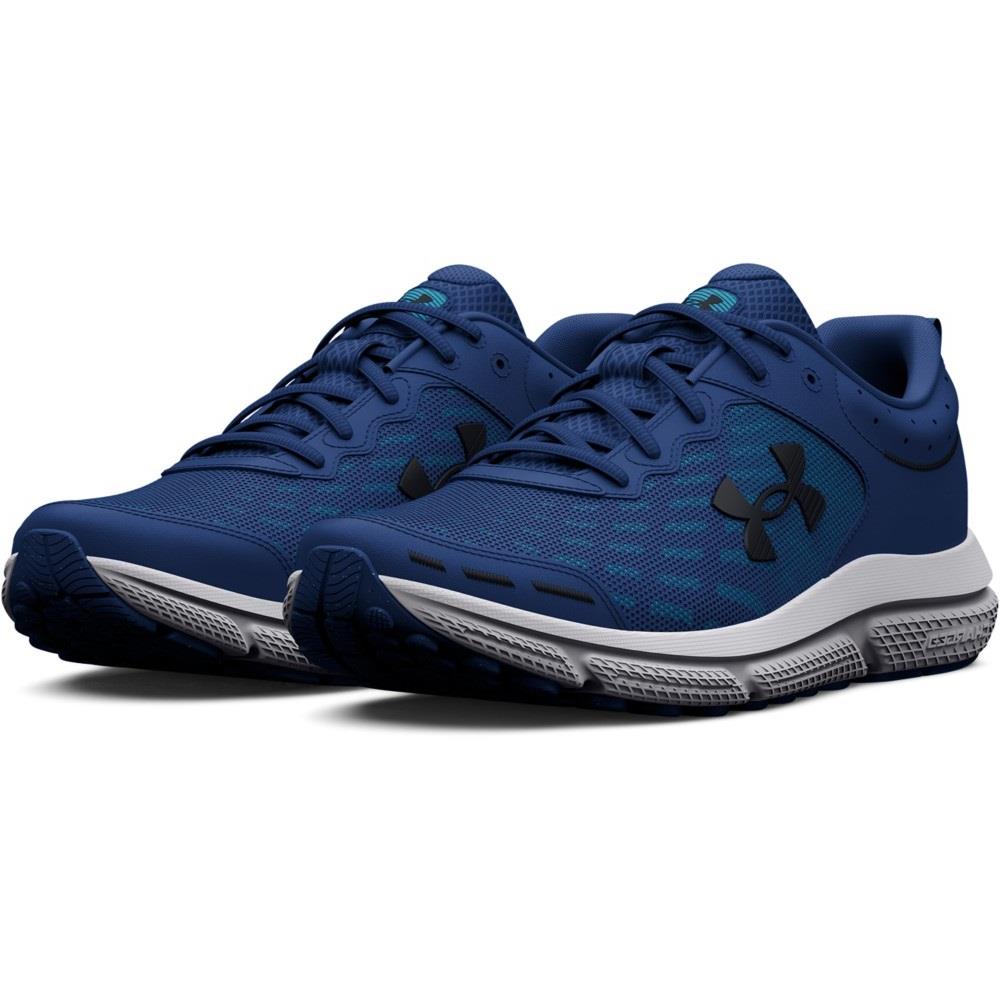 Under Armour 3026175 Men`s Training UA Charged Assert 10 Running Athletic Shoes Blue Mirage