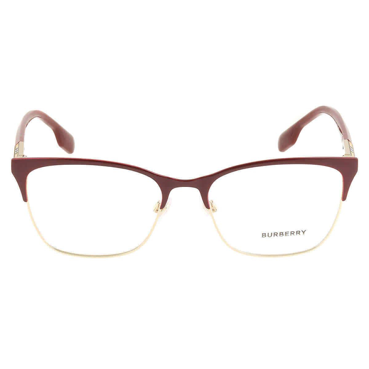 Burberry Demo Cat Eye Ladies Eyeglasses BE1362 1292 54 BE1362 1292 54