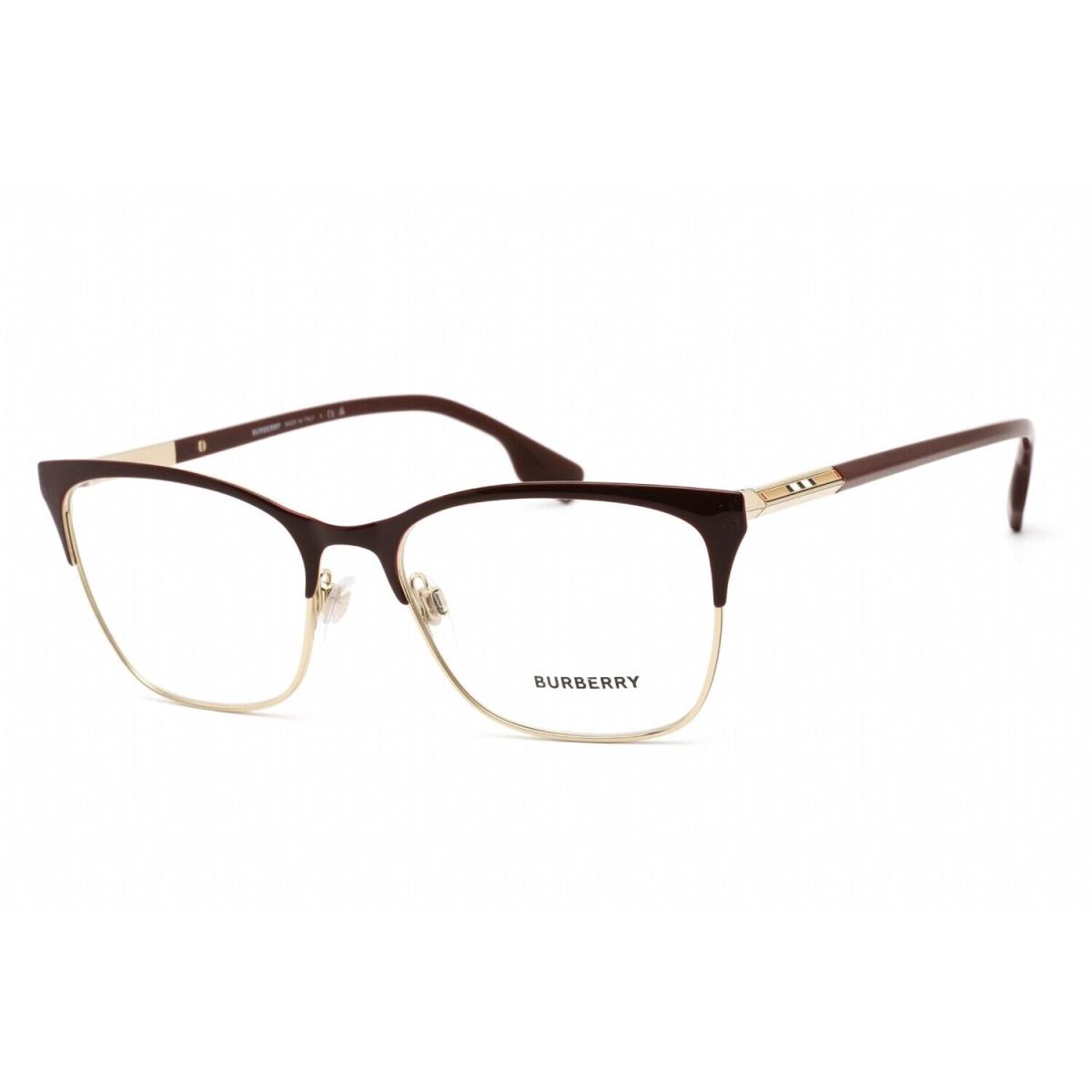 Burberry BE1362-1292-54 Eyeglasses Size 54mm 17mm 140mm Bordeaux Men