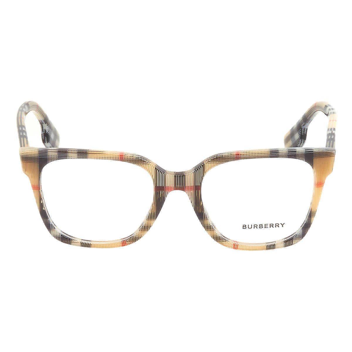 Burberry Evelyn Demo Square Ladies Eyeglasses BE2347 3944 50 BE2347 3944 50