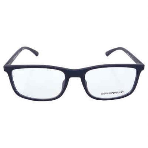 Emporio Armani Demo Square Men`s Eyeglasses EA3135F 5692 55 EA3135F 5692 55