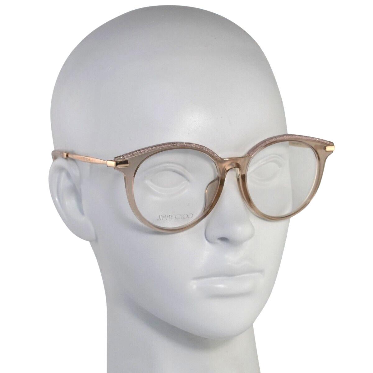 Jimmy Choo Eyeglasses - JC254/F W66 - Pink Glitter 51-16-145