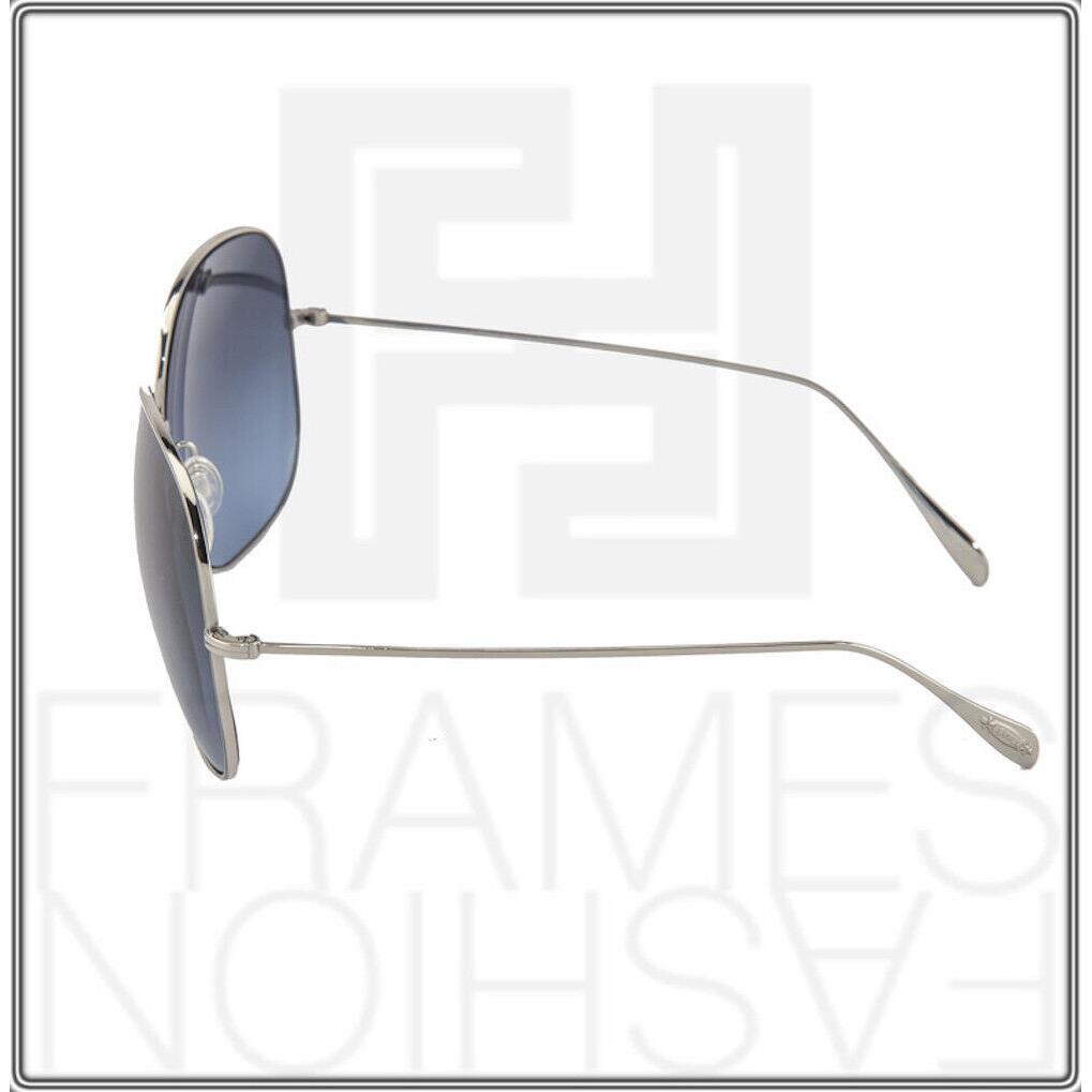 Oliver Peoples Daisy OV1119ST Titanium Sunglasses Polarized Silver Blue 1119